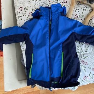 LL Bean boys 14-16 3 in 1 jacket